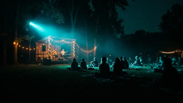 Festivalscen på natten: Skapa ditt eget All Things Go Hitster-paket med Hitify