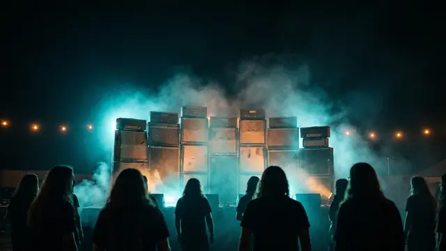 Festivalscen på natten: Skapa ditt eget Desertfest Hitster-paket med Hitify