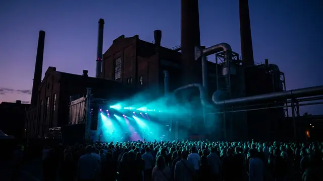 Festivalscen på natten: Skapa ditt eget Flow Festival 2026 Hitster-paket med Hitify