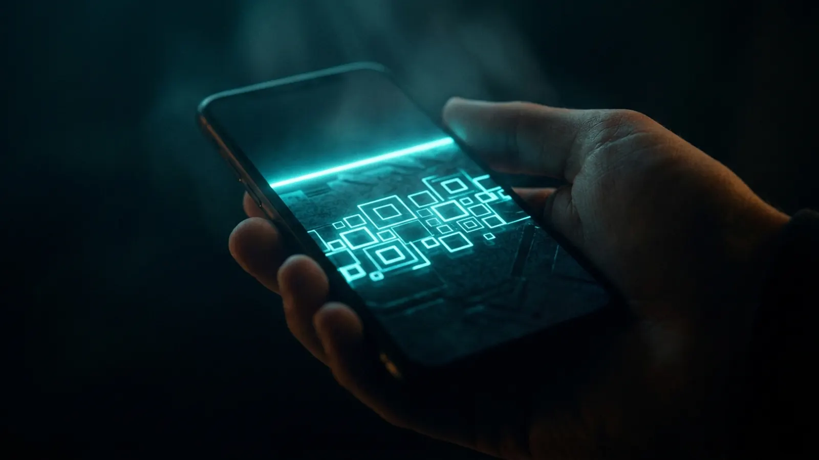 시안빛 조명 속의 음악과 음파: QR 코드 스캔하는 법: 모든 기기를 위한 완벽 가이드