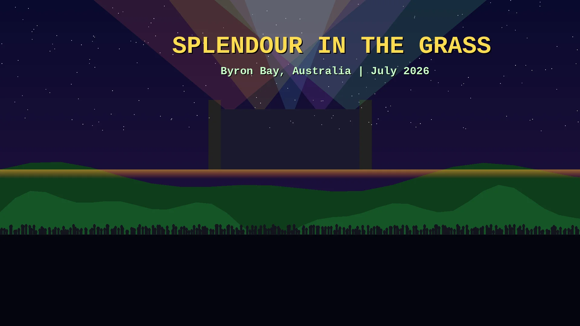 Sestavte si vlastní Hitster balícek pro Splendour in the Grass 2026 s Hitify