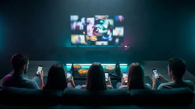 Vänner spelar ett musikspel på en fest: Från TikTok-scrollande till frågesport: arrangera 2026 års ultimata virala festspel